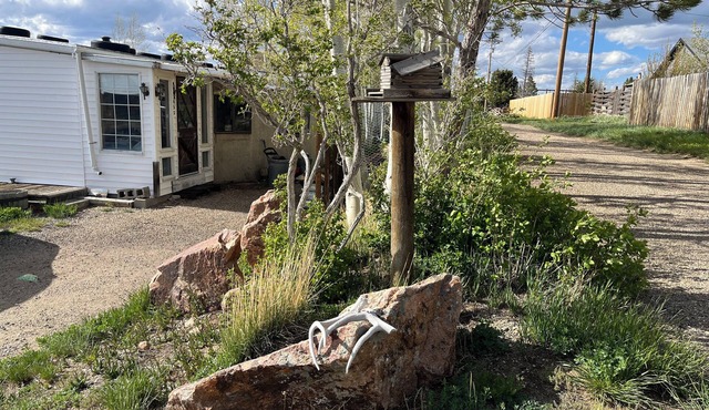 A perfect fishing or hunting basecamp with spectacular mountain and river views