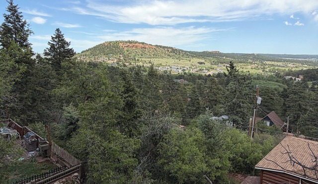 Built in 1908 this historic cabin is full of original charm with a penthouse view. Step inside and you are immediately greeted by a full unobstructed view of Elephant Rock. Sleeping up to 9 people.