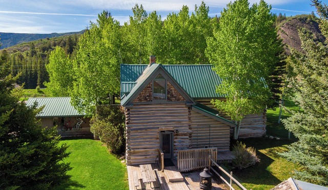 Charming log house in Snowmass with all the amenities.