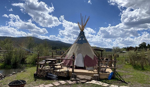Cute Tipi in Tres Piedras for New Mexico Glamping Escapes