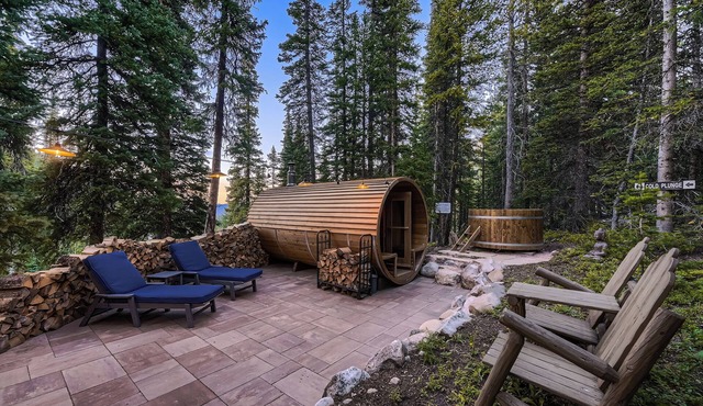 Gorgeous Custom Log Home w Amazing Views, Two Saunas, Hot Tub and Cold Plunge!