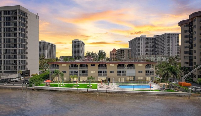 Gorgeous direct Intracoastal views in the heart of Pompano Beach
