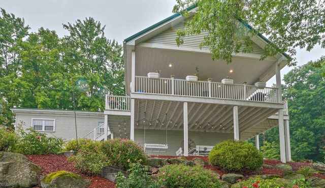 Guilford Lake Cottage w/Hot Tub & Water Views