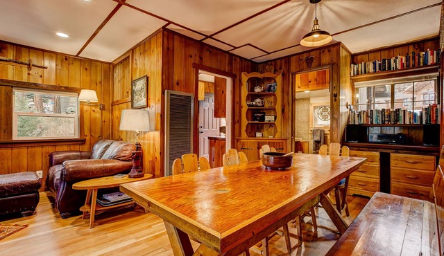 Historic Forested Cabin with Great Mountain Views