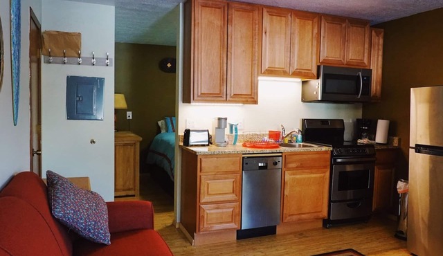 In the heart of Taos Ski Valley, walk to lifts, restaurants & shops, parking