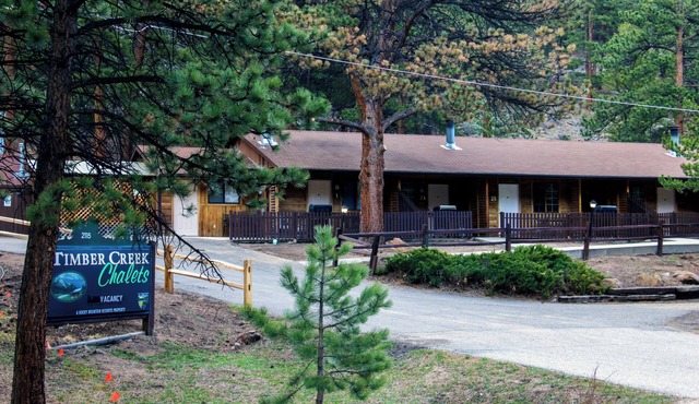 Inexpensive Studio with King bed, Mountain Style decor, and patio with gas grill