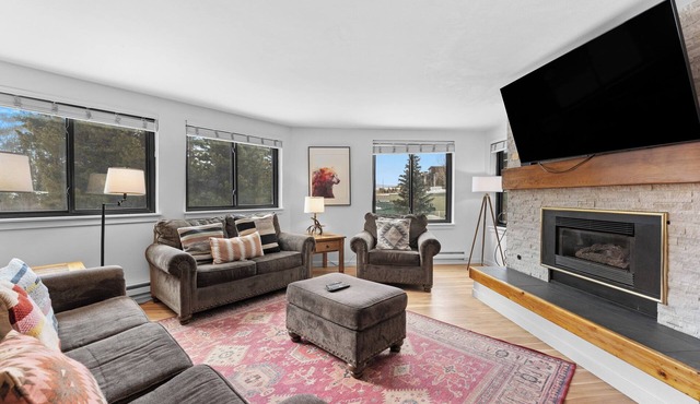 Lakeside Village Condo w/Private Patio for Mountain Views & Shared Hot Tub!