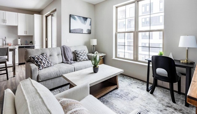 Landing | Beautiful 1BD, Gym, Courtyard