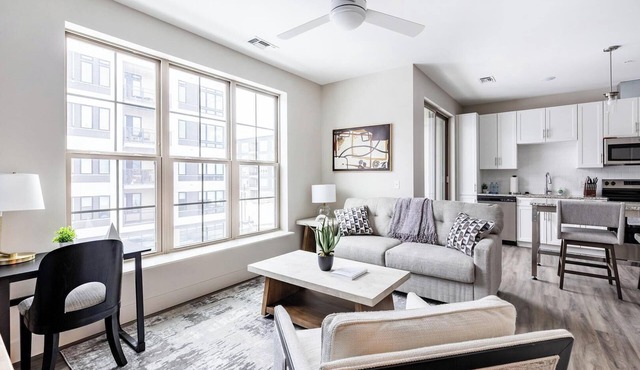 Landing | Chic 1BD, Courtyard, Gym