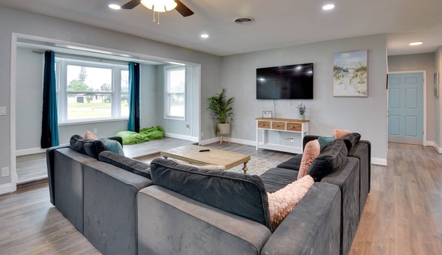 Modernized Coastal Oasis w/ Pool & Game Room!