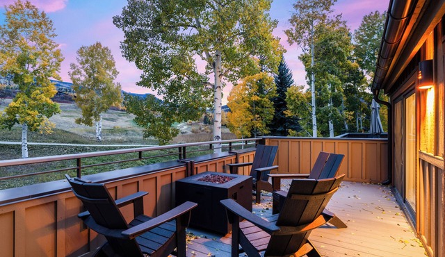 Near Snowmass Village | Fireplace, Firepit & Mountain Views | Aspen Glow Retreat