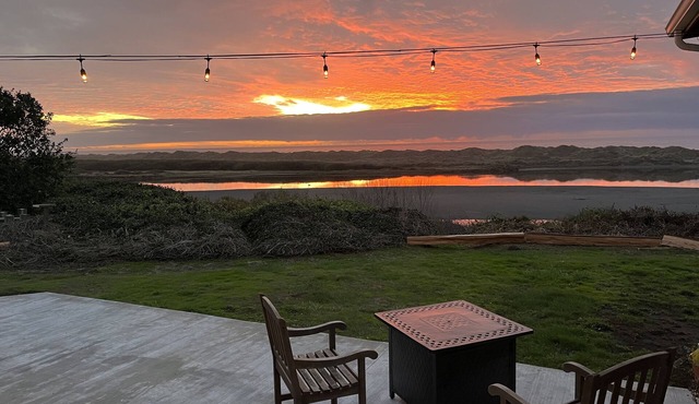 Peaceful home overlooking the river and ocean!