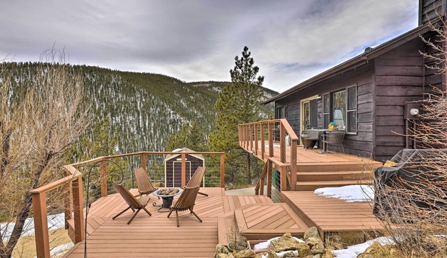 Private Sauna & Mtn Views: Idaho Springs Gem