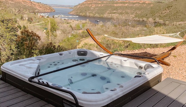 Reservoir Retreat with Hot Tub and Mtn. Views!