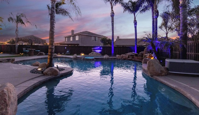 Resort style backyard with all Amenities close to wineries