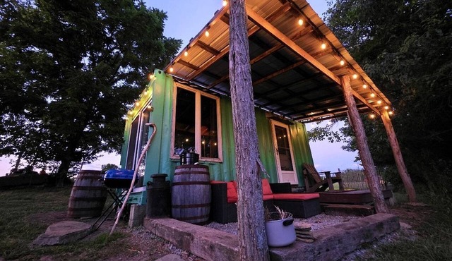 Rustic Container Accommodation for Glamping in Kentucky
