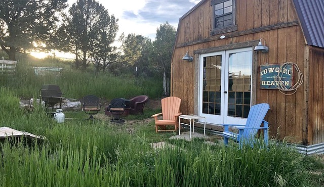 Secluded Glamping Cabin Rental on a Working Ranch and Farm near Aspen and Maroon Bells, Colorado