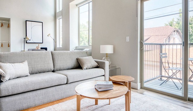 Sleek Capitol Hill 1BR w/ W/D, 4 blocks from Cheesman Park, by Blueground