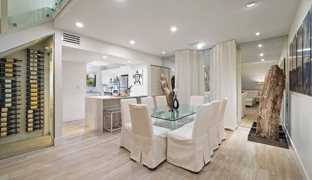 Tastefully modern, yet comfortably coastal.