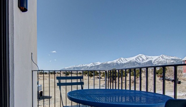 This 2 bedroom, 1 bathroom modern loft 2nd floor apartment sleeps up to 4 guests