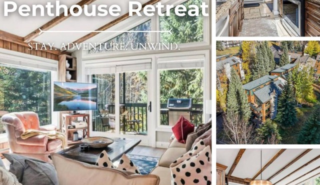 Timber Falls 4BR Penthouse Retreat with Views
