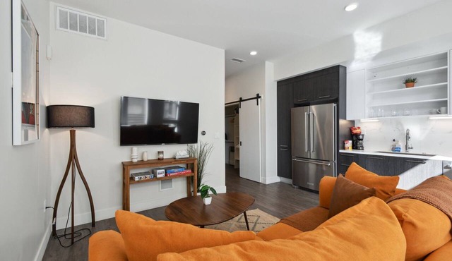Urban Elegance | 1BR LoHi Loft | City Views | Dog-Friendly