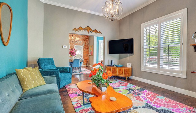 Walk to Dtwn: Colorful Cañon City Home w/Grill!