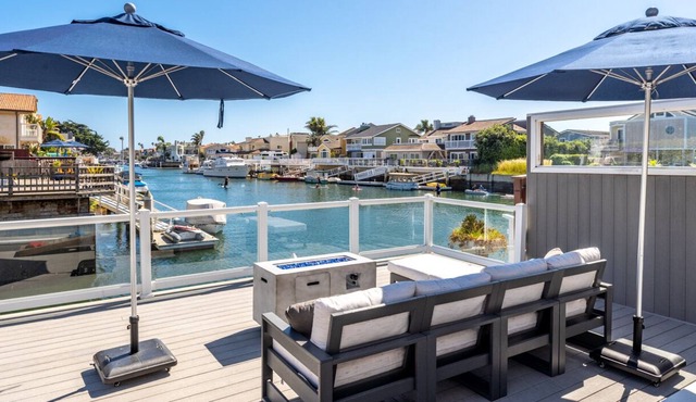 Waterfront Channel Islands Home, Modern, Private Boat Dock, Hot Tub