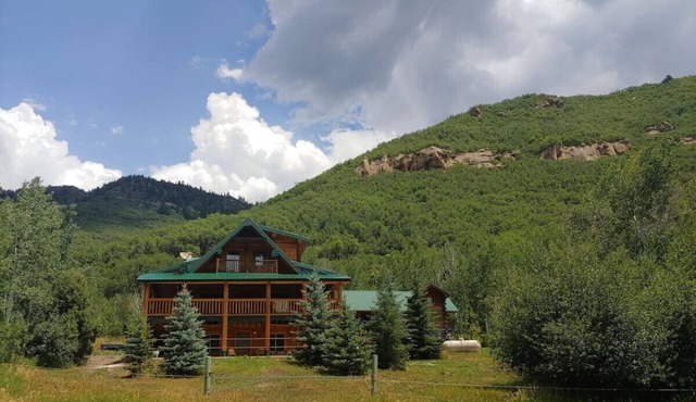 Wilderness Cabin In Colorado Mountains