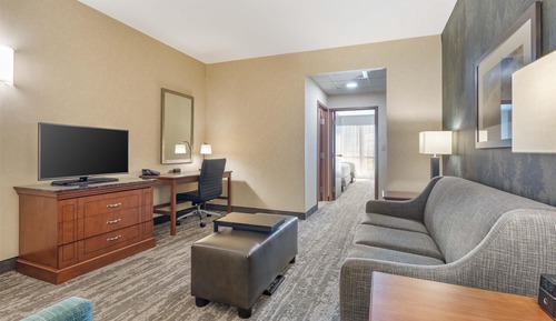 Suite, 2 Queen Beds, Accessible (Sofa Sleeper, Tub, 2 Rooms)