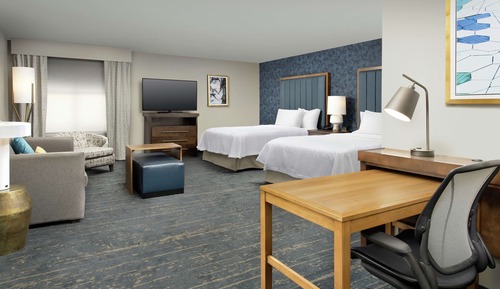 Studio, 2 Queen Beds, Accessible (Hearing)
