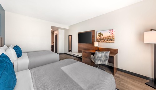 Standard Room, 2 Queen Beds, Accessible, Refrigerator & Microwave (Walk-in Shower)
