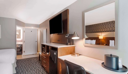 Standard Room, 2 Queen Beds, Non Smoking, Refrigerator & Microwave