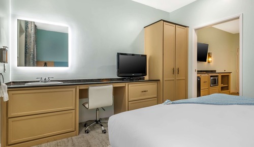 Suite, 1 King Bed with Sofa bed, Non Smoking, Pool View
