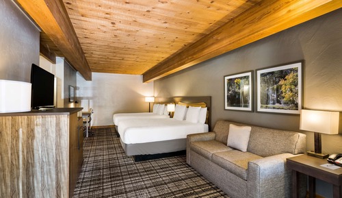Standard Room, 2 Queen Beds, Non Smoking (with Single Sofabed;Larger Room)