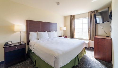 Suite, 1 King Bed with Sofa bed, Accessible, Non Smoking (Roll-in Shower)