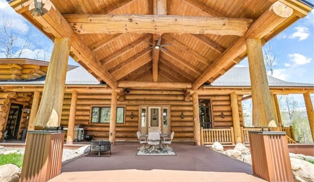 Custom Log Home in North Routt. Enjoy Biking, Hiking, Swimming, Fishing and Life